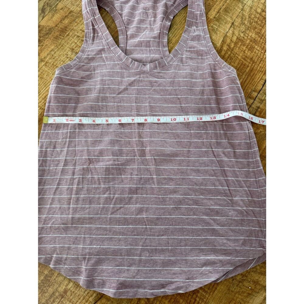 NEW Lululemon athletica Striped Racerback Tank in Rose - Picture 7 of 8